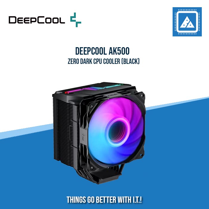 DEEPCOOL AK500 ZERO DARK CPU COOLER (BLACK) DEEPCOOL AK500 ZERO DARK CPU COOLER (BLACK)